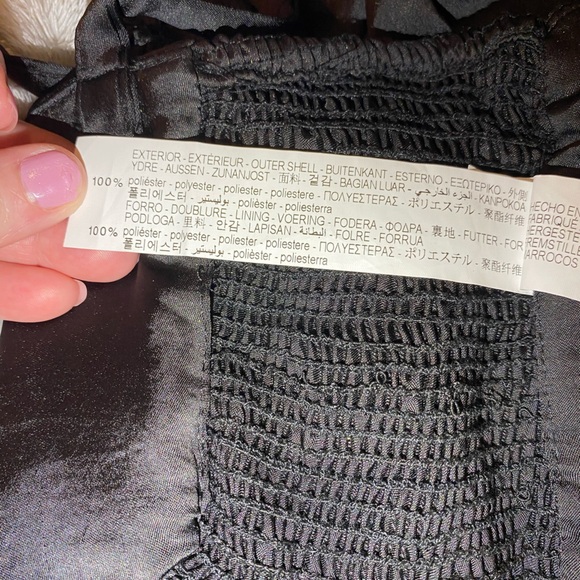 Zara NWT satin woman crop top Size Small - Picture 10 of 13